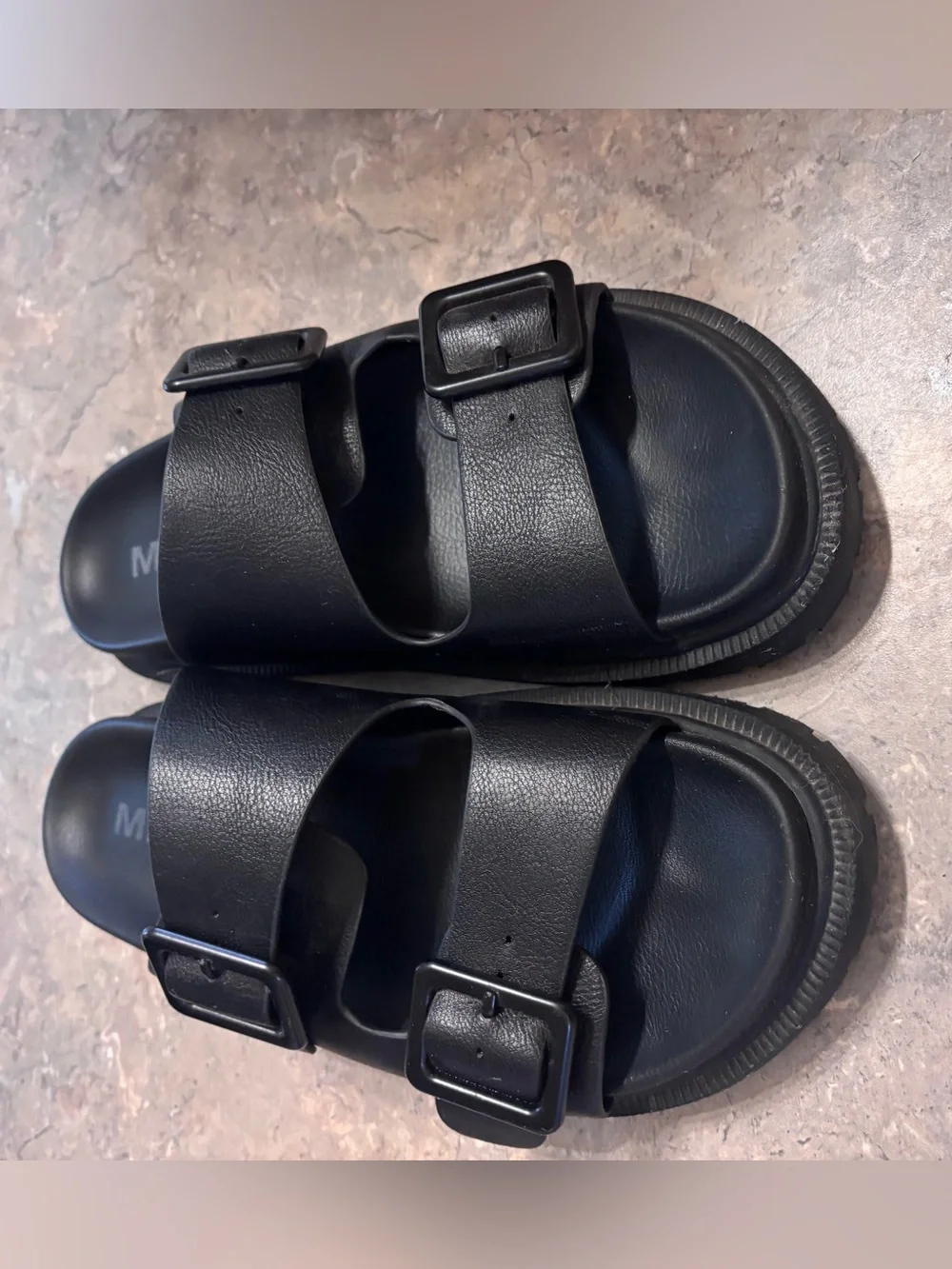 Mia double strap sandals